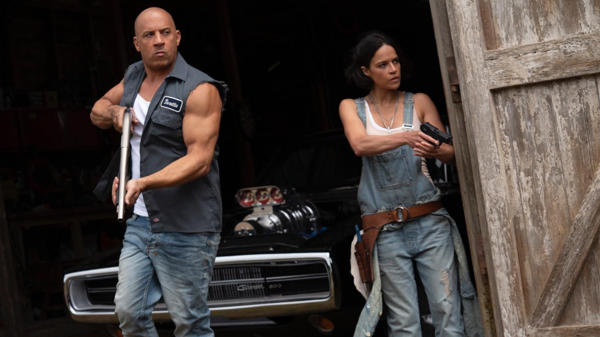 Dom, Letty, and a very recognisable car. (Photo: Universal Pictures)