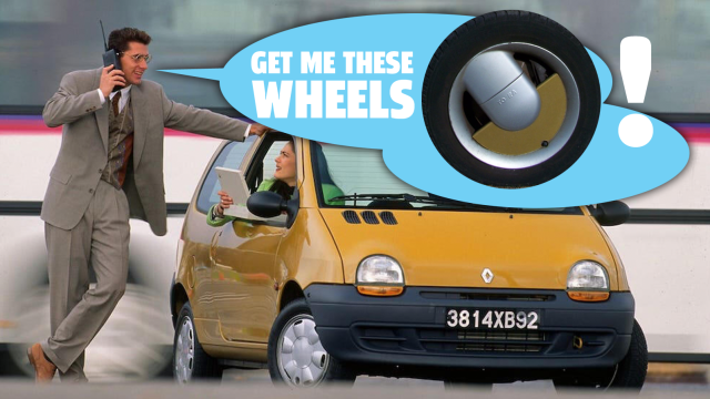 Has There Ever Been A Car/Wheel Combo That Fits Better Than This Twingo And These Weird Wheels?