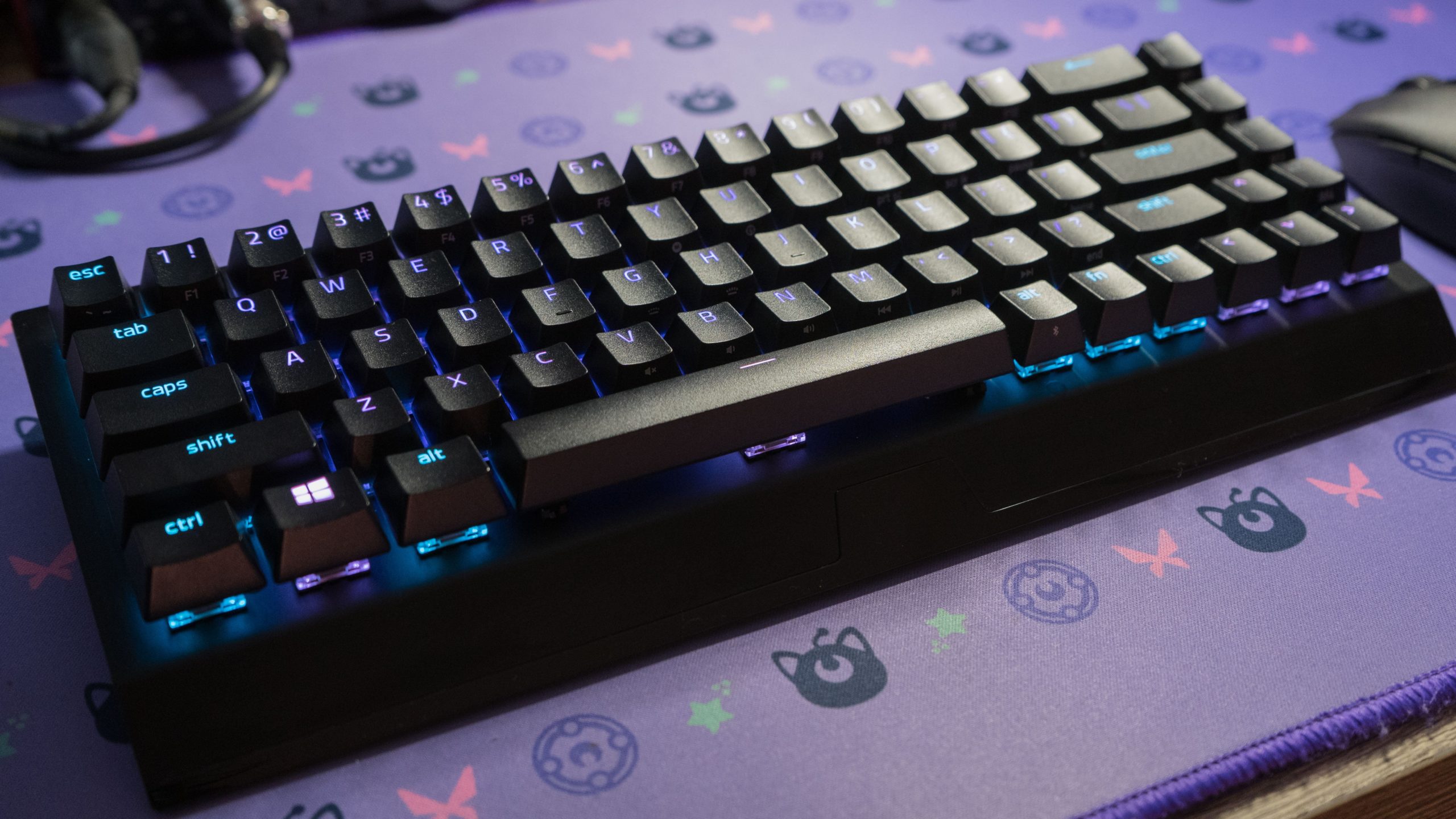 The Razer BlackWidow V3 Mini is one of the best available mainstream solutions for a wireless compact mechanical keyboard. Just don't expect super-long battery life.  (Photo: Florence Ion/Gizmodo)