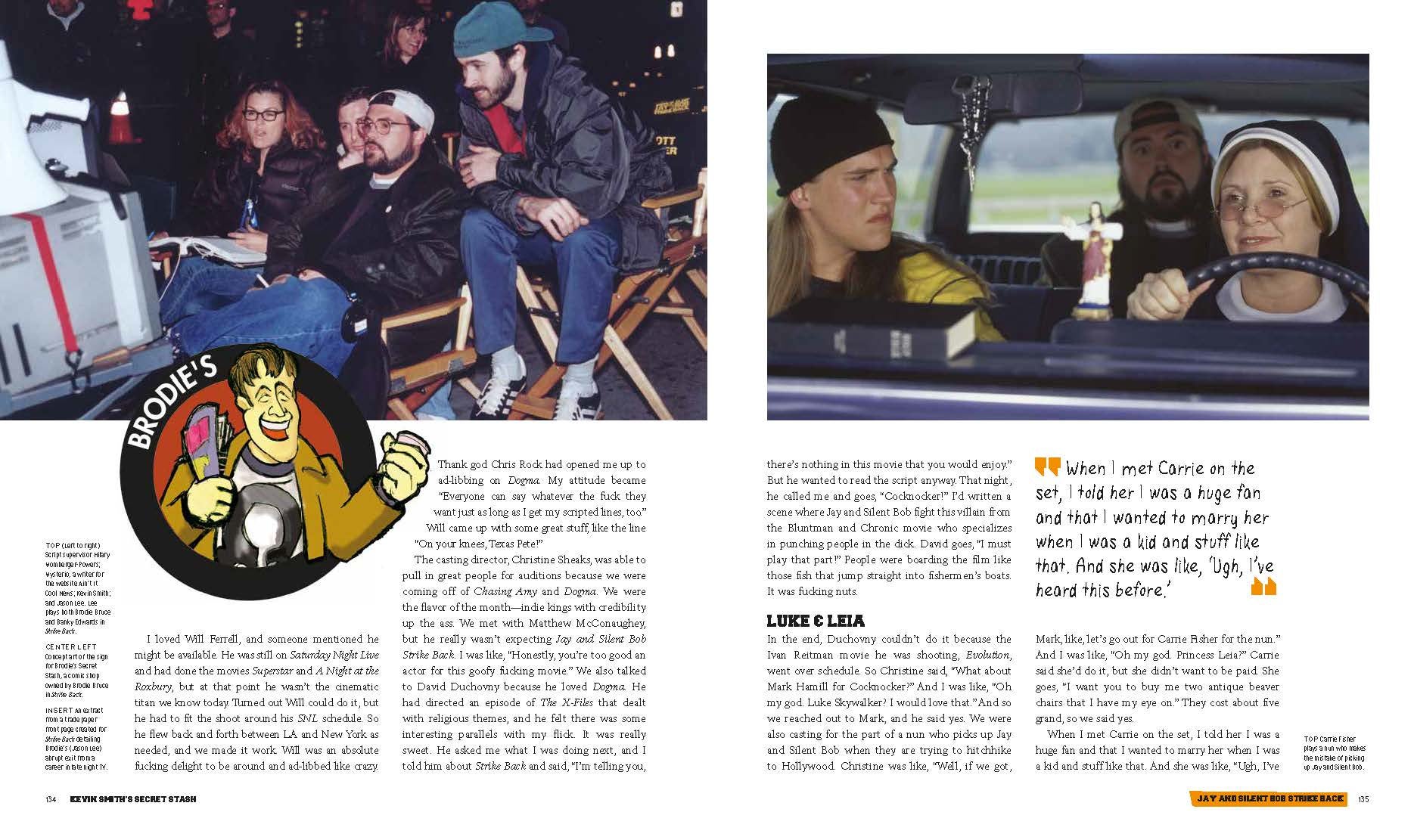 A few pages on Jay and Silent Bob Strike Back. (Image: Insight Editions)