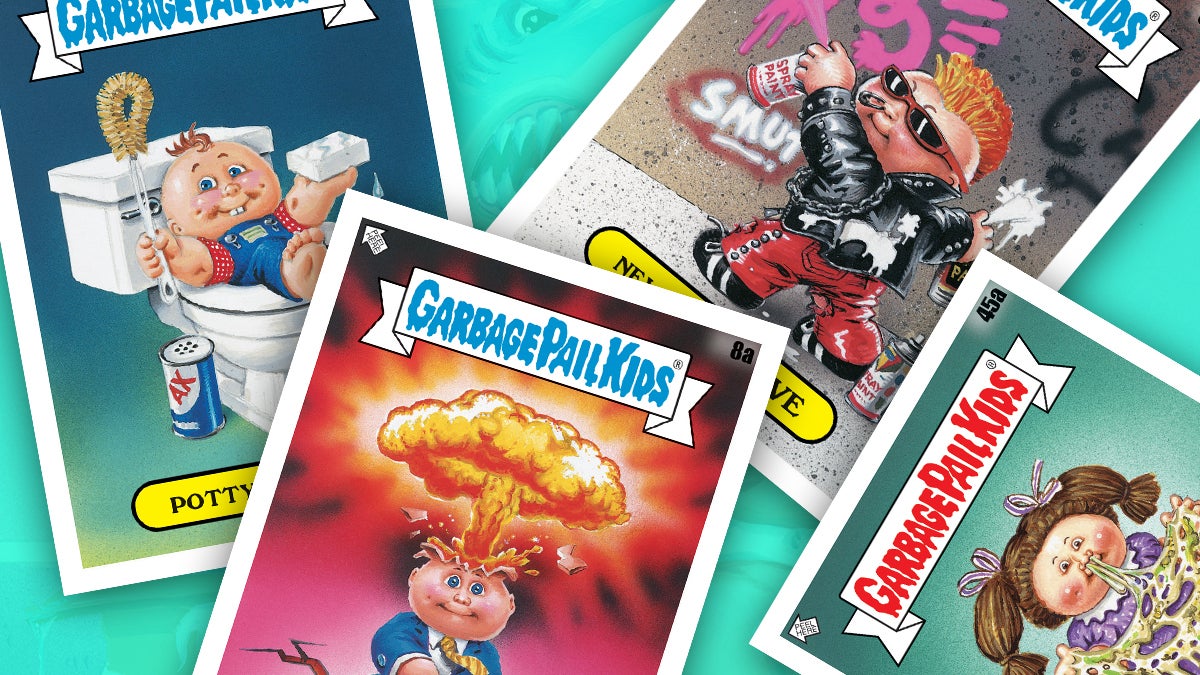 Some examples of Garbage Pail Kids.  (Image: Topps)