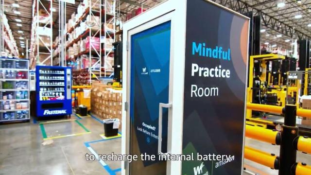 Amazon: Overworked Warehouse Employees Can Go Reflect in the Meditation Box