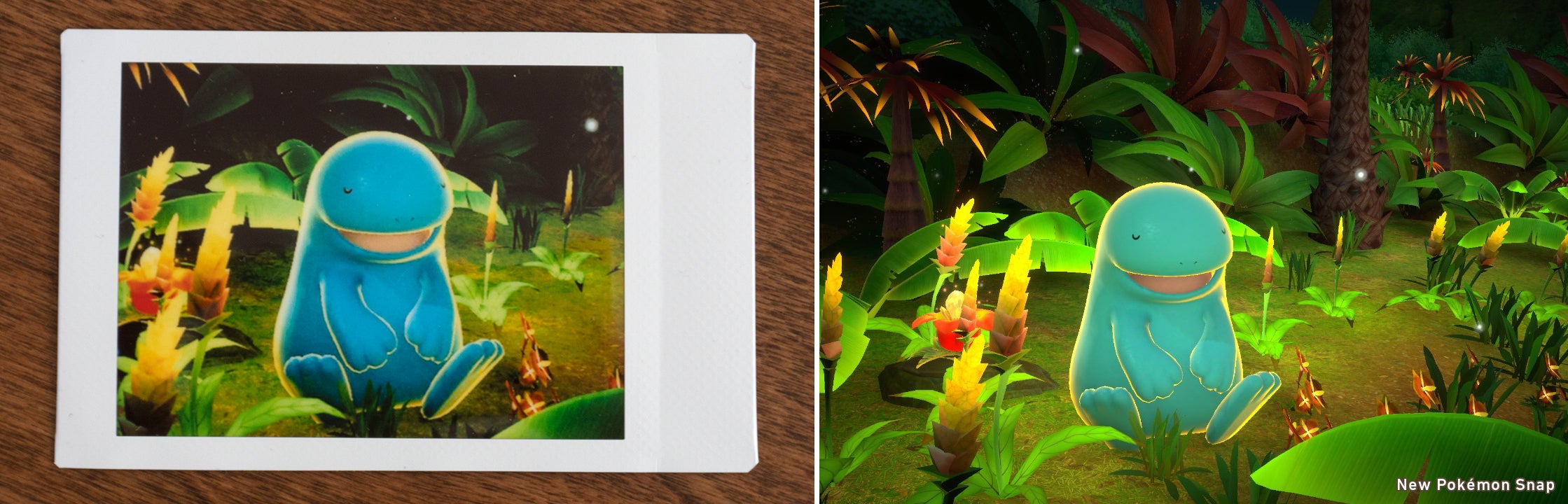 The images you capture in New Pokémon Snap, with their bright colours and high saturation, will actually produce some of the best results the printer and instant film stock are capable of. (Photo: Andrew Liszewski/Gizmodo)