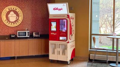 Kellogg’s Introduces Robotic Vending Machines That Mix and Match Cereals to Create the Perfect Breakfast Bowl