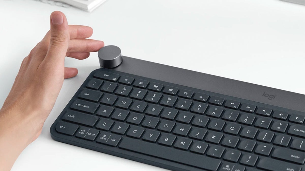 The Logitech Craft comes with a dial that can adjust...whatever you want it to adjust. (Image: Logitech)