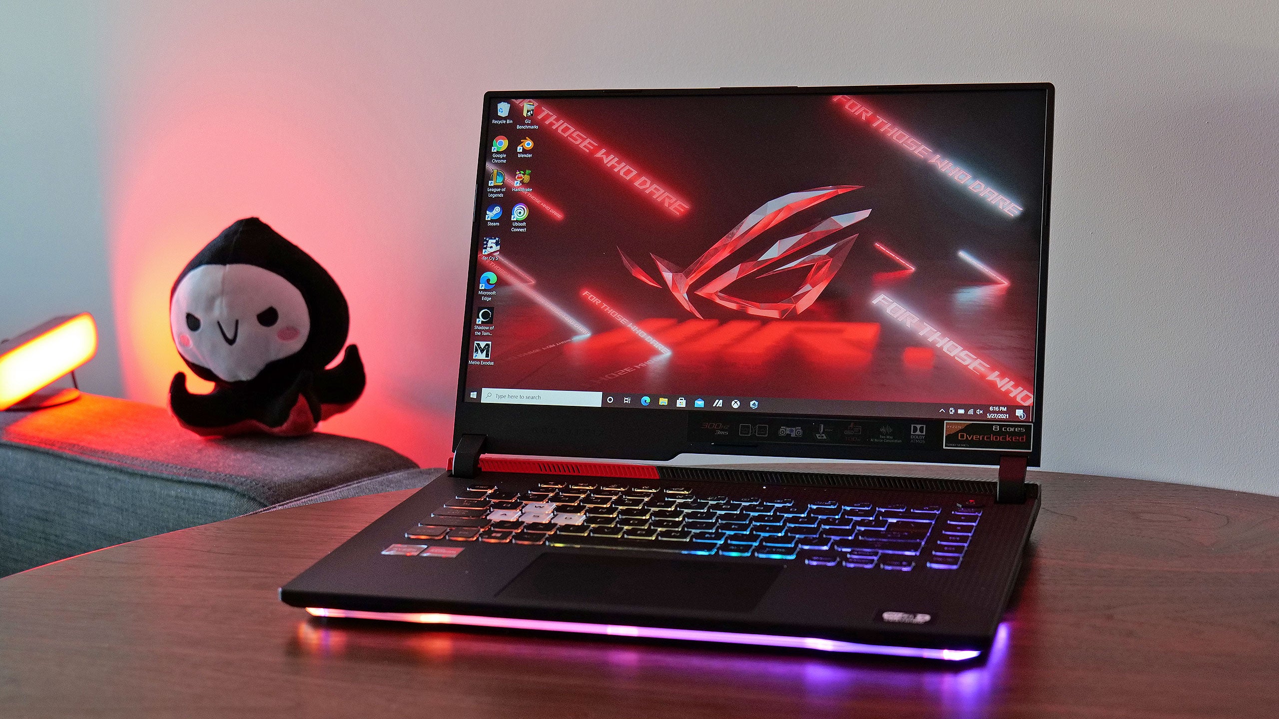The Asus ROG Strix G15 Advantage Edition is one of the first AMD Advantage certified laptops, and will be available sometime in June.  (Photo: Sam Rutherford)