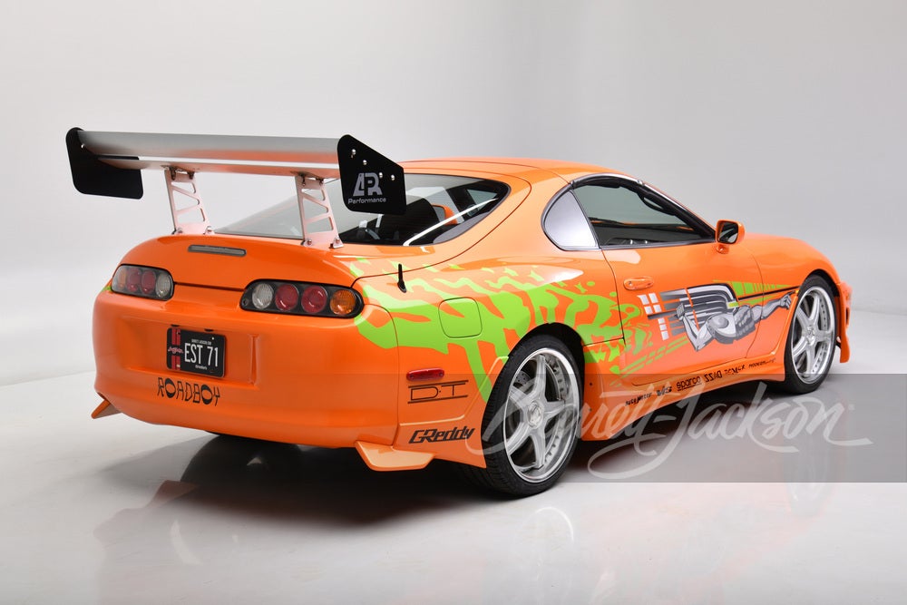 Paul Walker’s Toyota Supra From The Fast And The Furious Is Up For Grabs