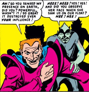 First appearance of Loki in the 1949 Venus comics. (Image: Wikicommons)