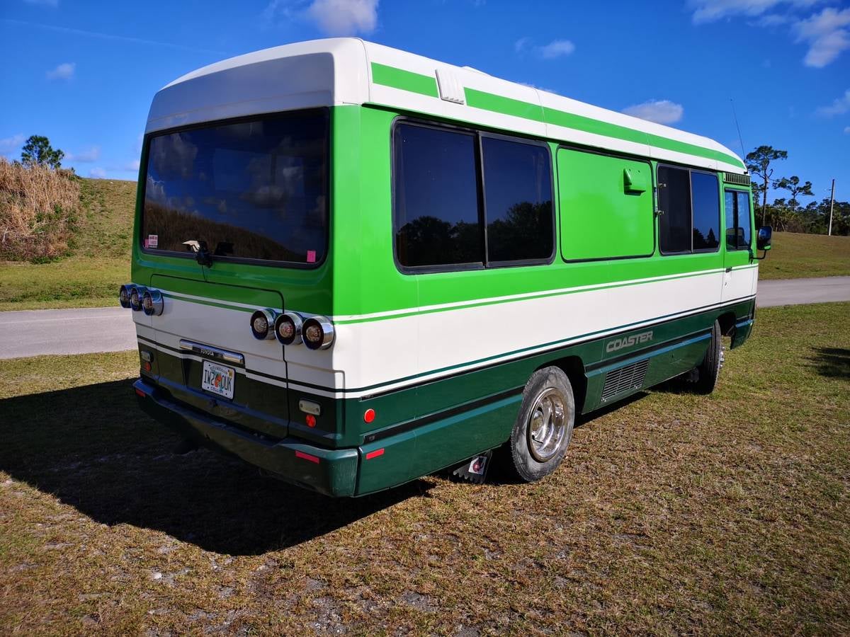 This Toyota Coaster RV Is One Of The Biggest Japanese Imports You