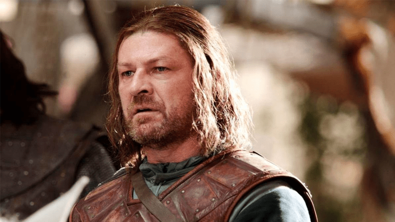 Ned Stark, before some dramatic weight loss above his shoulders. (Image: HBO)