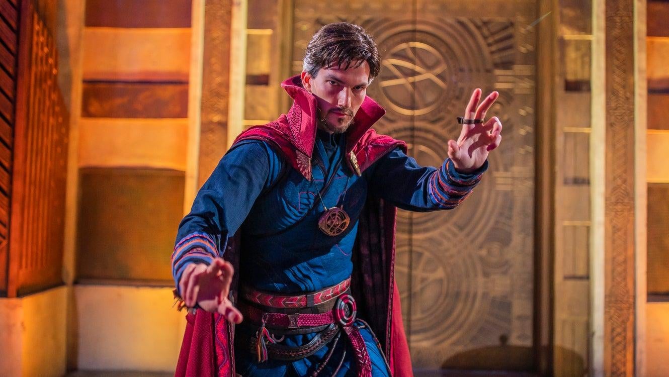 This photo looks like a Hot Toys figure but it's actually the park's Doctor Strange. (Photo: Disney Parks)
