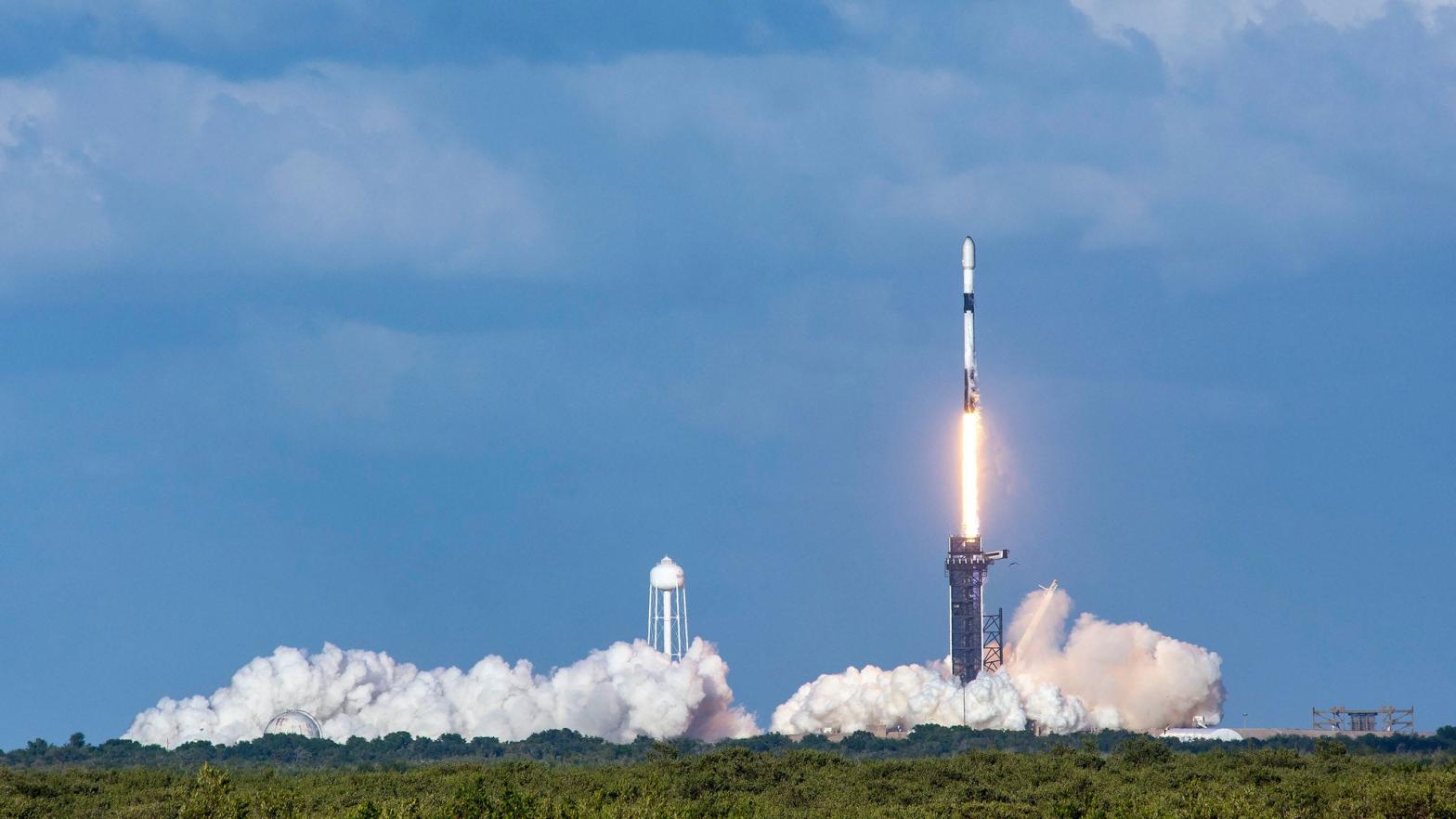 Previous launch of a Falcon 9 rocket from earlier this month.  (Image: SpaceX)