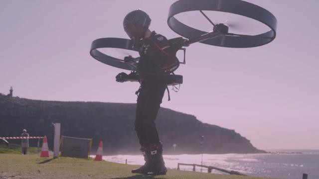 Watch This Real-Life Helicopter Backpack in Action