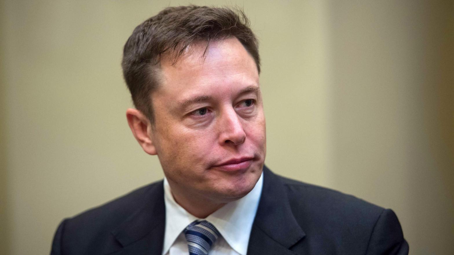 File photo of Elon Musk at a meeting with former President Donald Trump in the Roosevelt Room at the White House in Washington, D.C. on January 23, 2017. (Photo: Nicholas Kamm/AFP, Getty Images)