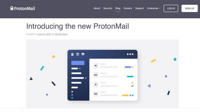 ProtonMail Unveils an Overdue Makeover and New Features