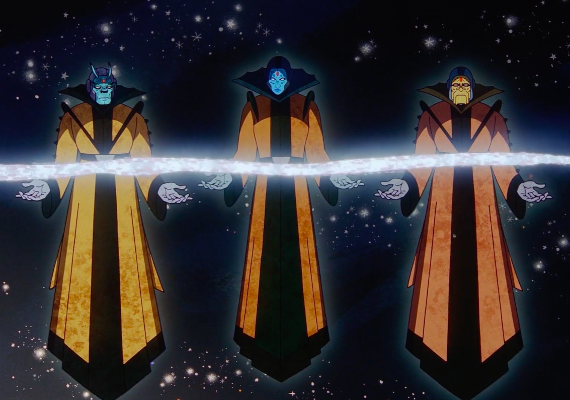 The Time Keepers and the Sacred Timeline. (Image: Disney+/Marvel)