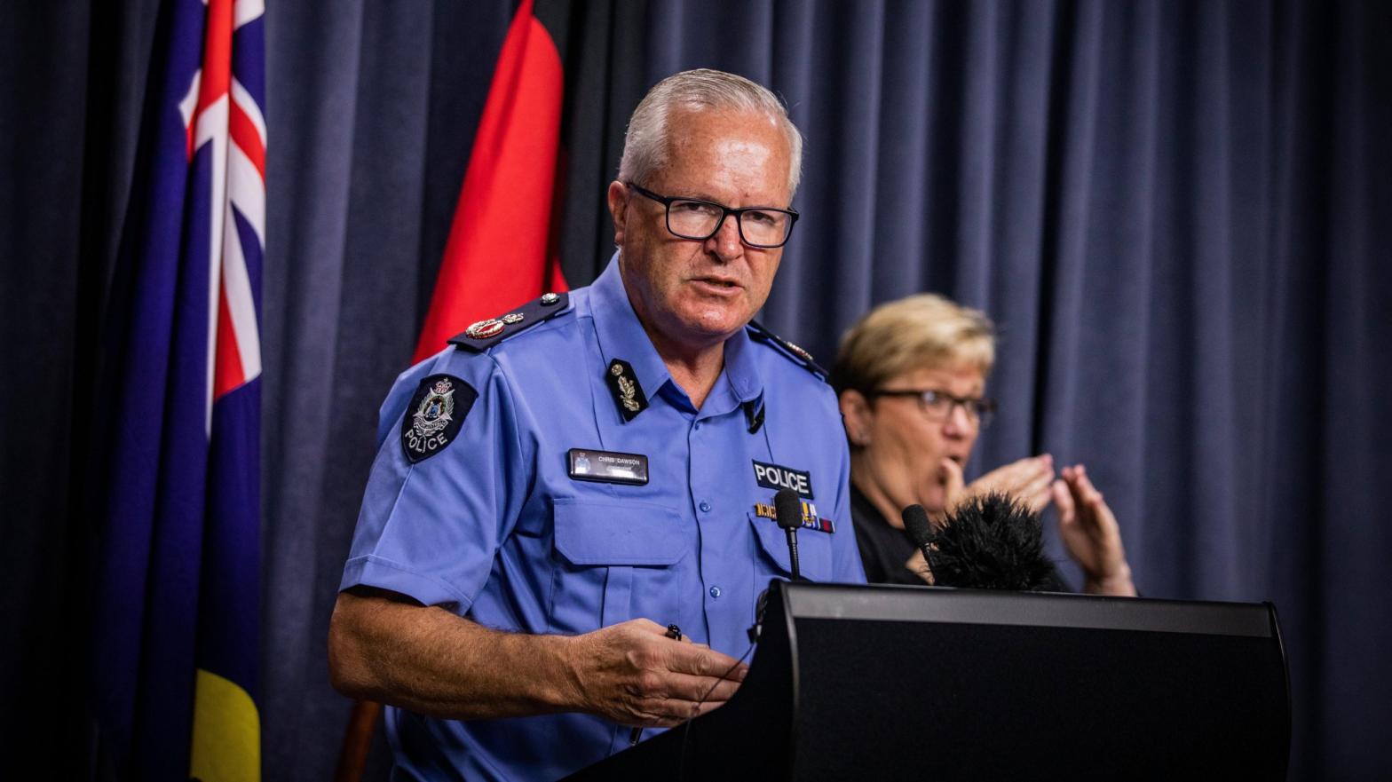 File photo of Western Australia's Police Commissioner Chris Dawson in February 2021. (Photo: Tony McDonough, Getty Images)