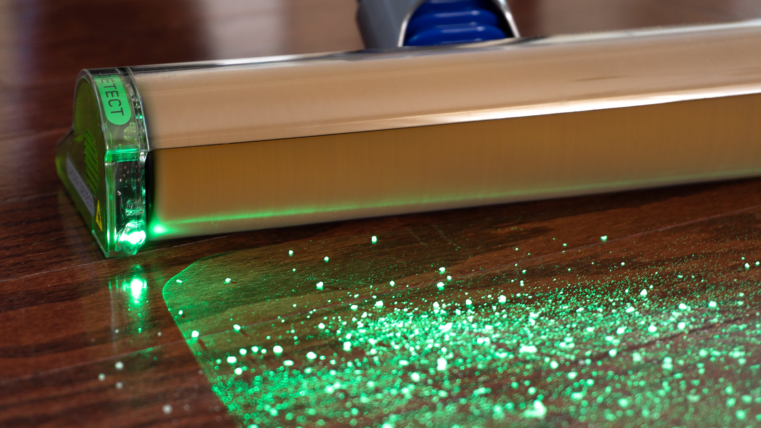 Seeing the dirt on your floors light up like a Christmas tree may encourage you to radically change the frequency of your cleaning routines. (Photo: Andrew Liszewski/Gizmodo)