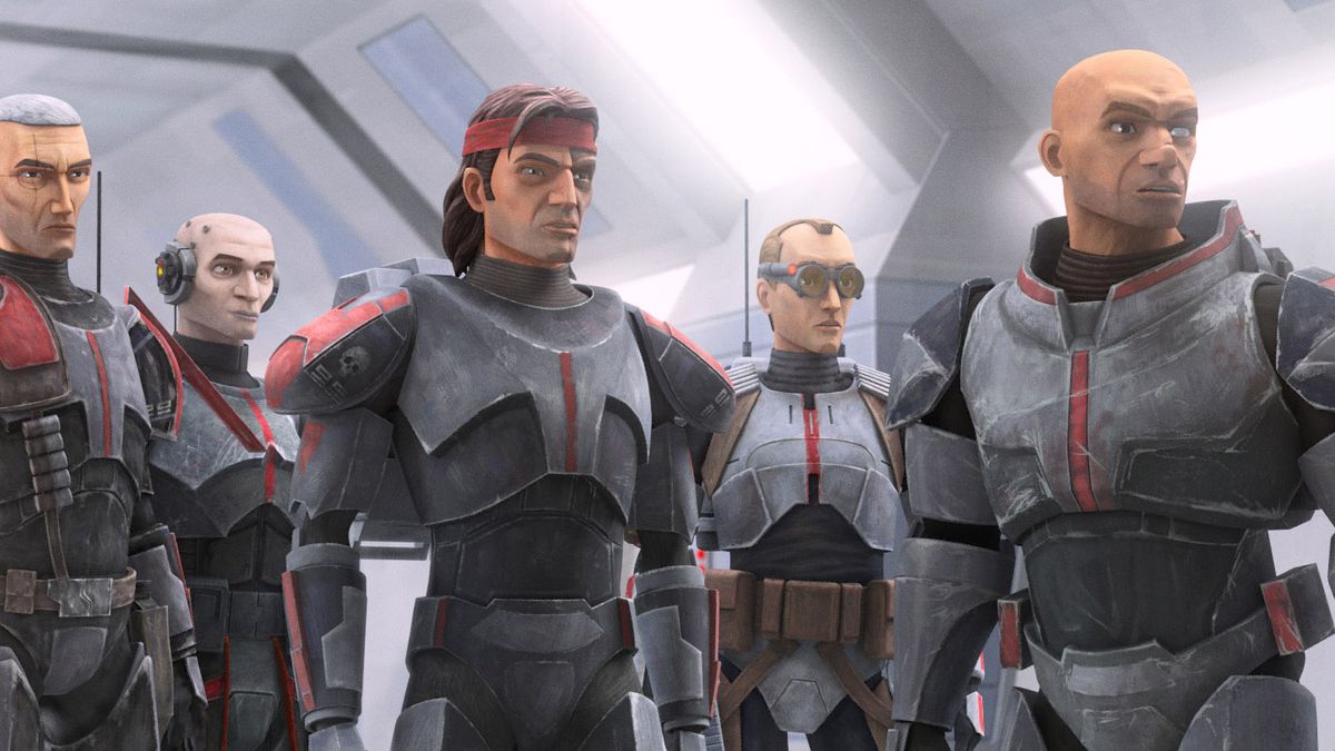 A bunch of clones, who are also friends. (Screenshot: Disney+)