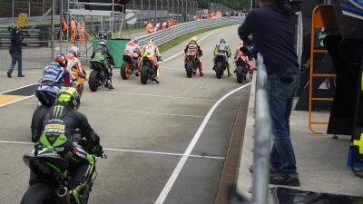 Relive One Of The Weirdest MotoGP Starts Of All Time