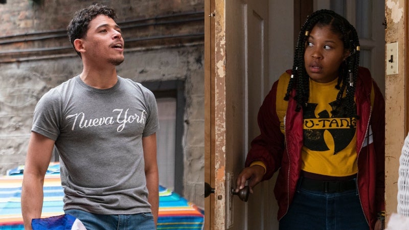 Anthony Ramos (In the Heights) and Dominique Fishback (Project Power) co-star in the latest Transformers. (Photo: WB/Netflix)