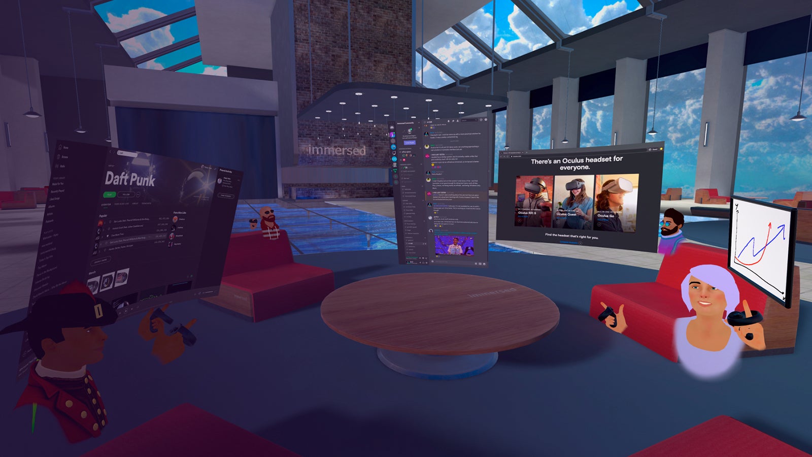 Immersed is one app that gives you remote access to your computer in VR. (Screenshot: Immersed)