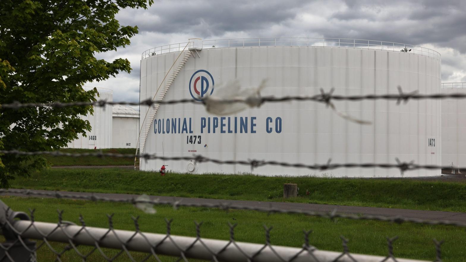 Fuel holding tanks are seen at Colonial Pipeline's Linden Junction Tank Farm on May 10, 2021 in Woodbridge, New Jersey.  (Photo: Michael M. Santiago, Getty Images)