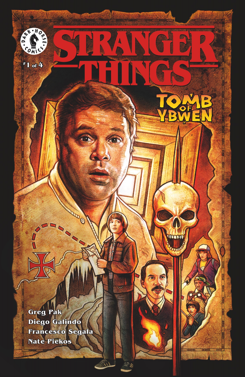 Kyle Lambert's variant cover for Stranger Things: Tomb of Ybwen. (Image: Dark Horse)