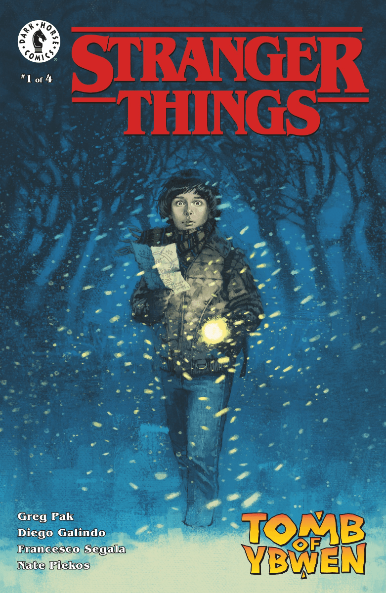 Marc Aspinall's cover for Stranger Things: Tomb of Ybwen. (Image: Dark Horse)