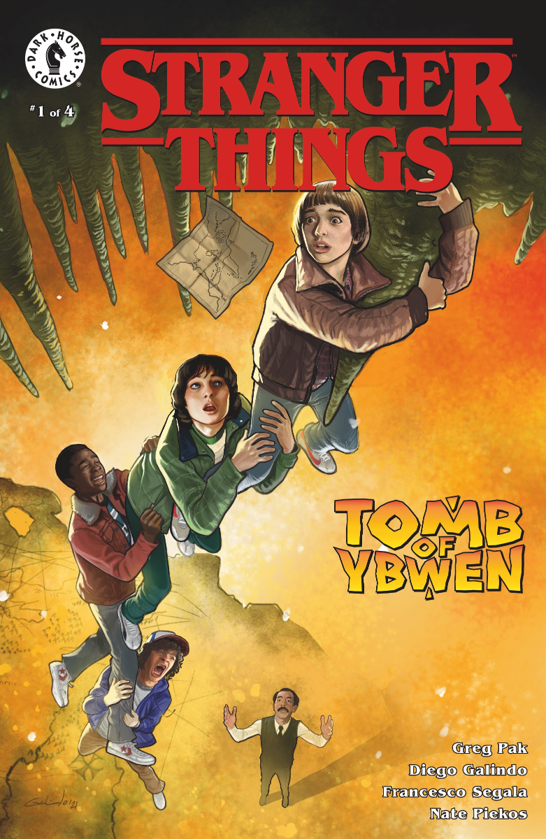 Diego Galindo's variant cover for Stranger Things: Tomb of Ybwen. (Image: Dark Horse)