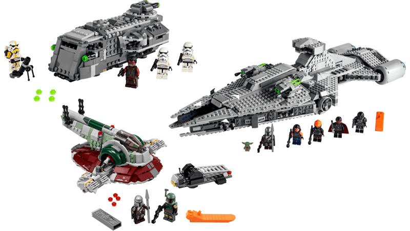 Three more Mando sets are making their way to Lego Star Wars! (Image: Lego)