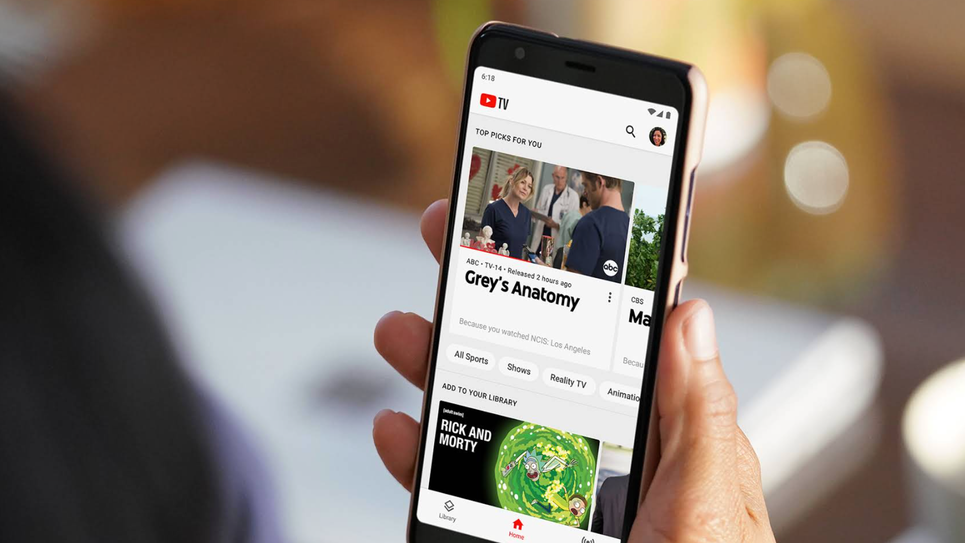 YouTube TV offers 4K streams and offline downloads, but it adds to the already hefty price of cord-cutting. (Image: YouTube TV)