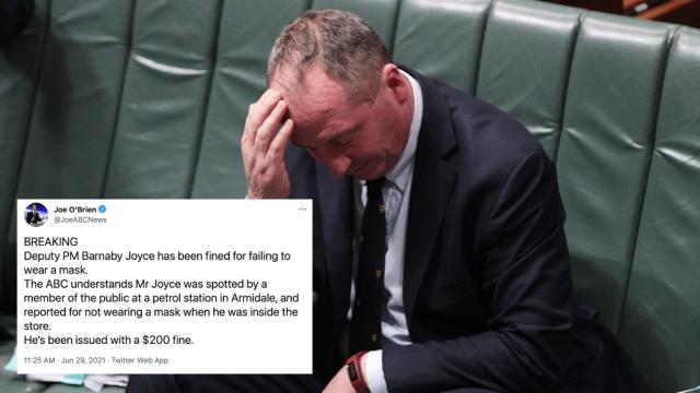 Barnaby Fined For Entering Petrol Station Without A Mask, So Sit On That Joyce Stick And Rotate