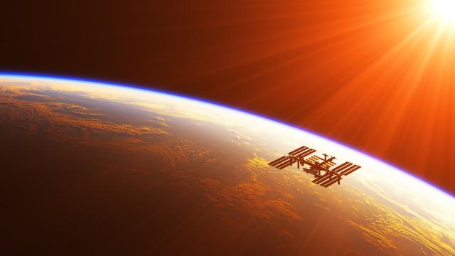 Never Look at the Sun, Except When the ISS Is Passing By