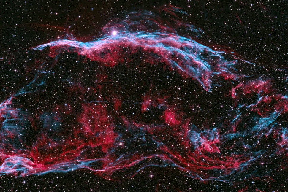 The remnant of a giant supernova explosion. (Image: Royal Observatory Greenwich/Péter Feltóti (Hungary))