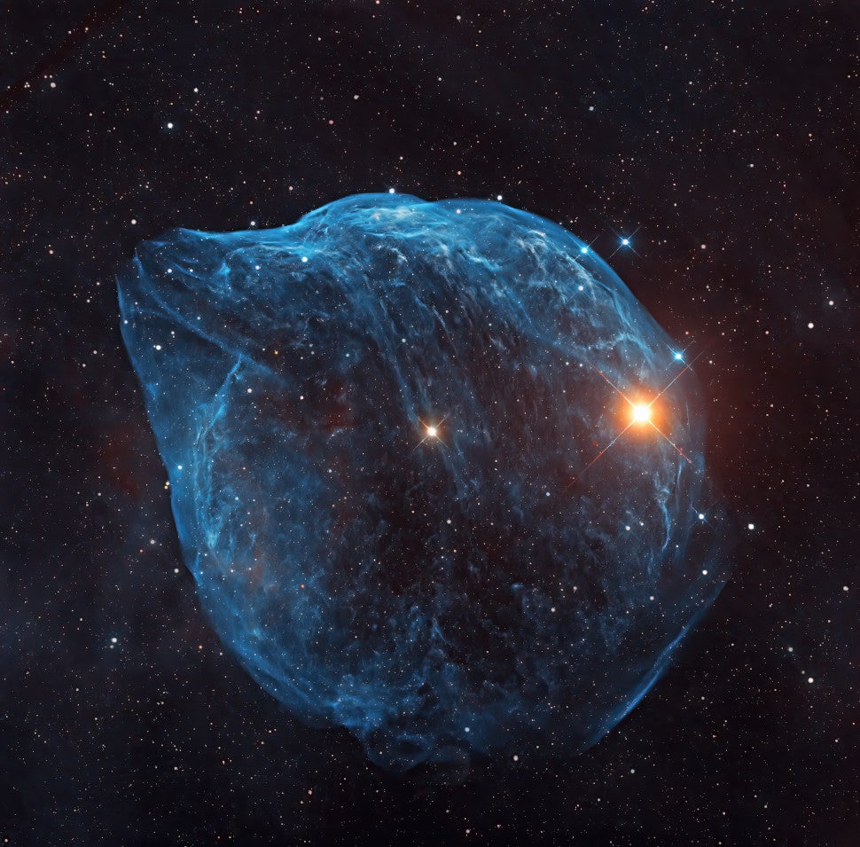 This nebula is also known as Sharpless 308 (Sh2-308). (Image: Royal Observatory Greenwich/Yovin Yahathugoda (Sri Lanka))