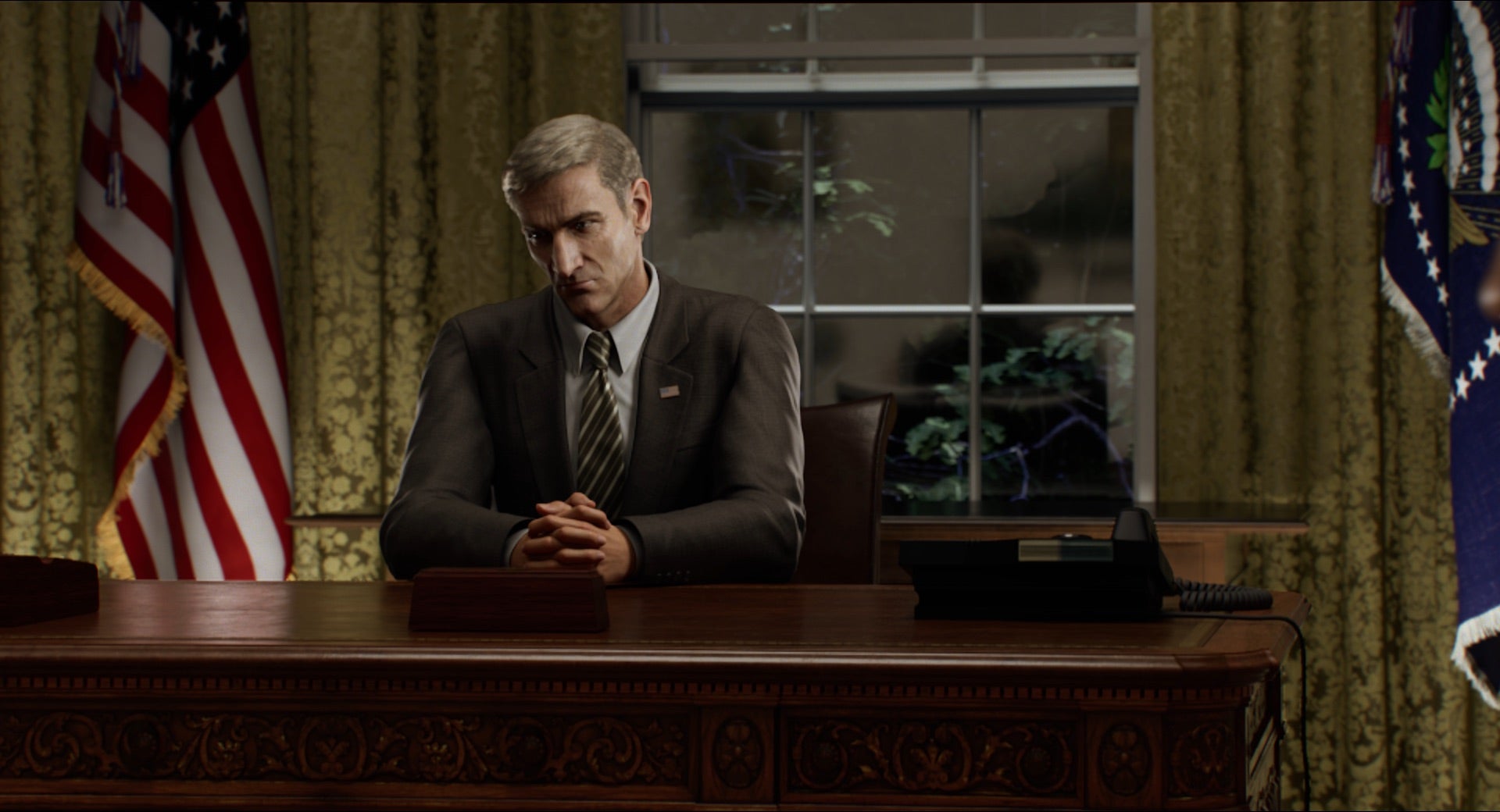 President Graham. (Image: Netflix)