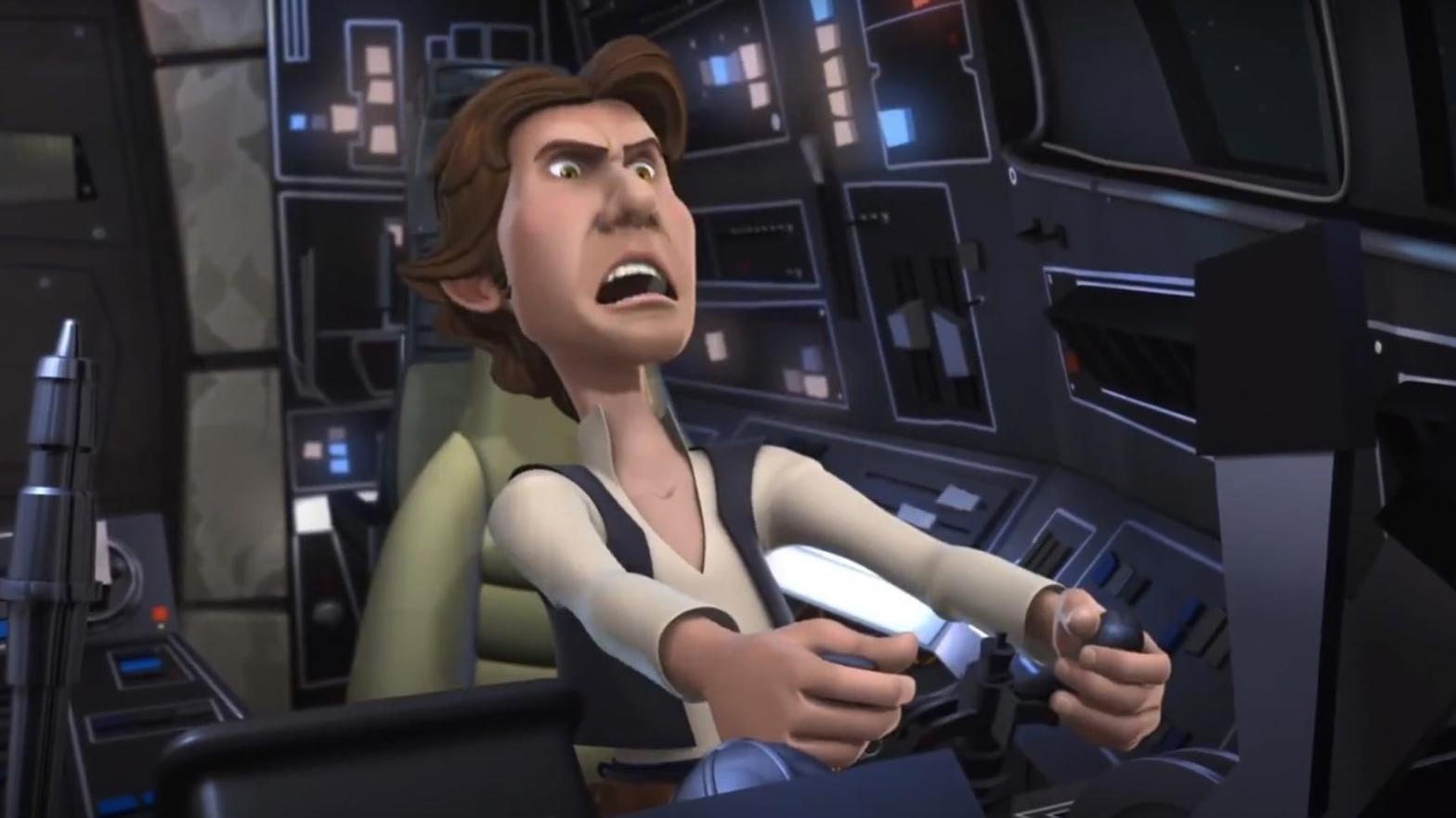 Han Solo on Star Wars Detours. (Image: Lucasfilm)
