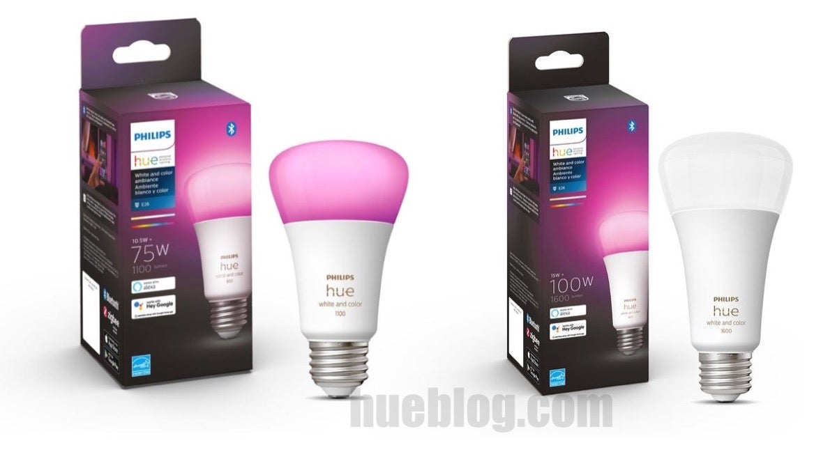 The HueBlog's leak of the next Philips Hue bulbs.  (Image: HueBlog)