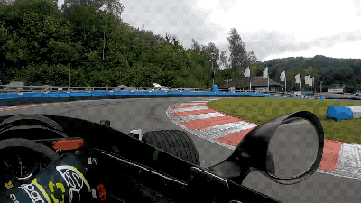 This Is What A Formula One Car Looks Like On A Kart Track