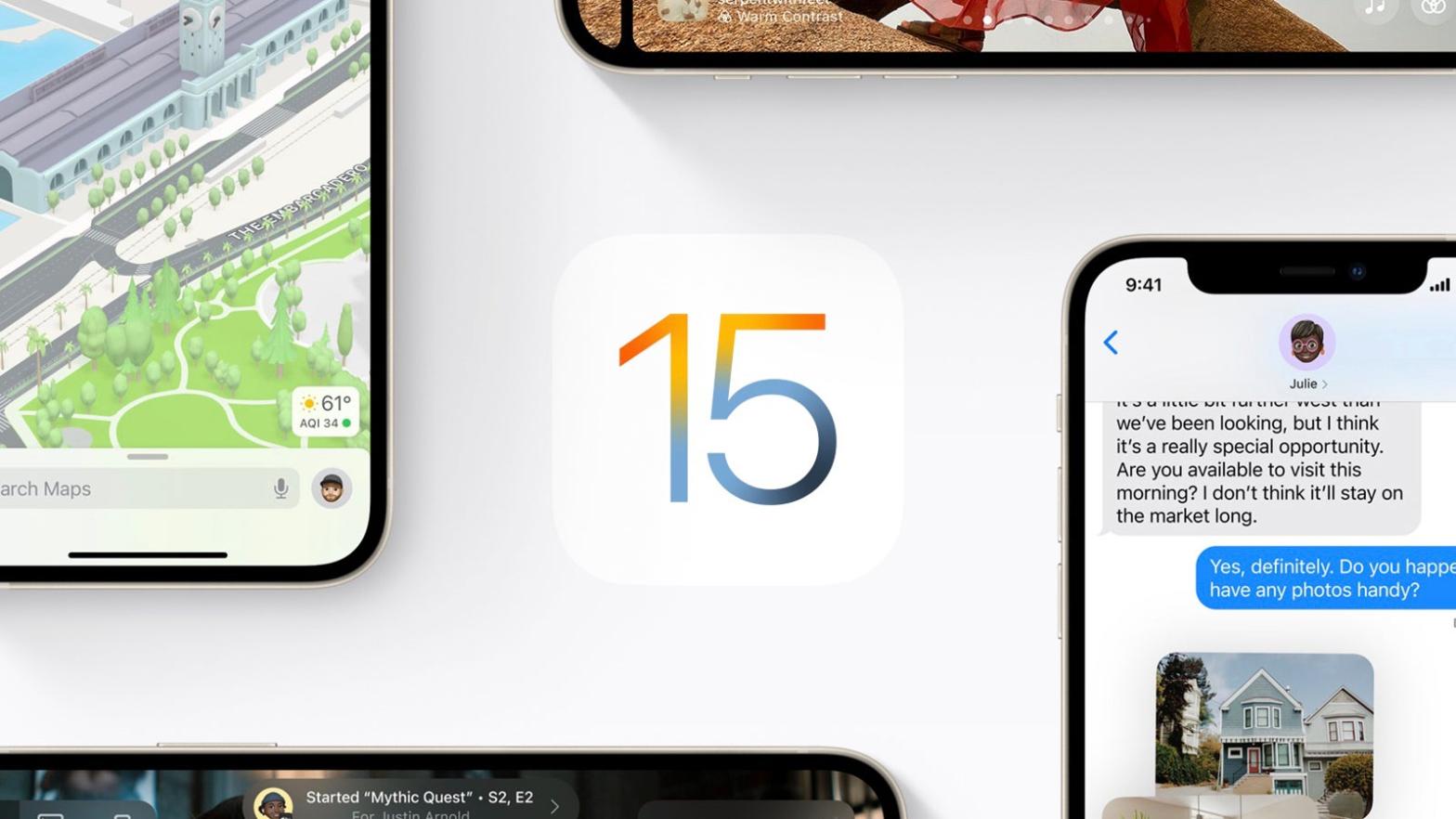 Not every feature in iOS 15 will reach every compatible iPhone. (Image: Apple)