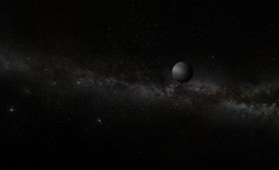 Artist's impression of a free-floating planet. (Image: Wikimedia Commons)