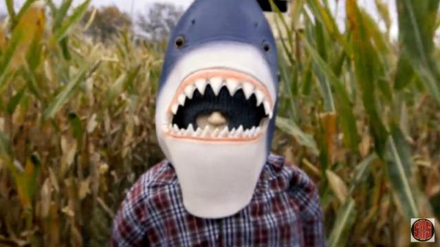 Sharks of the Corn’s Trailer Is Propelled by Ultra Low-Budget Goofballery