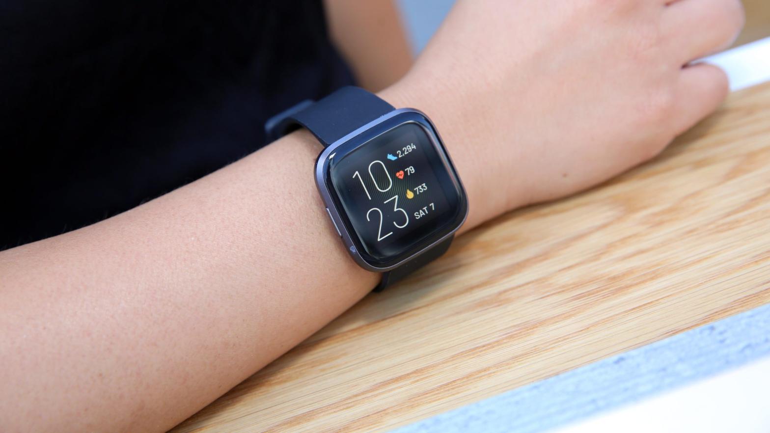 A view of Fitbit's Versa 2 at a launch event held September 7, 2019 in Los Angeles, California. (Photo: Rachel Murray, Getty Images)