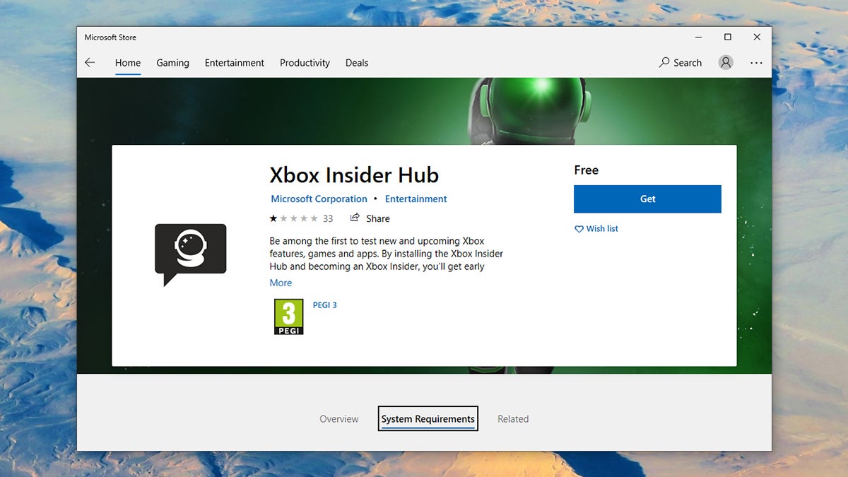 The Insider Hub is your route to the Xbox beta. (Screenshot: Microsoft)