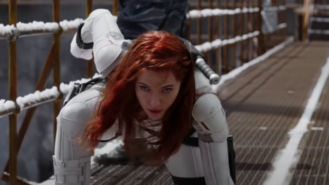 Black Widow Thinks Natasha’s Sexy Battle Poses Are Just as Silly as You Do