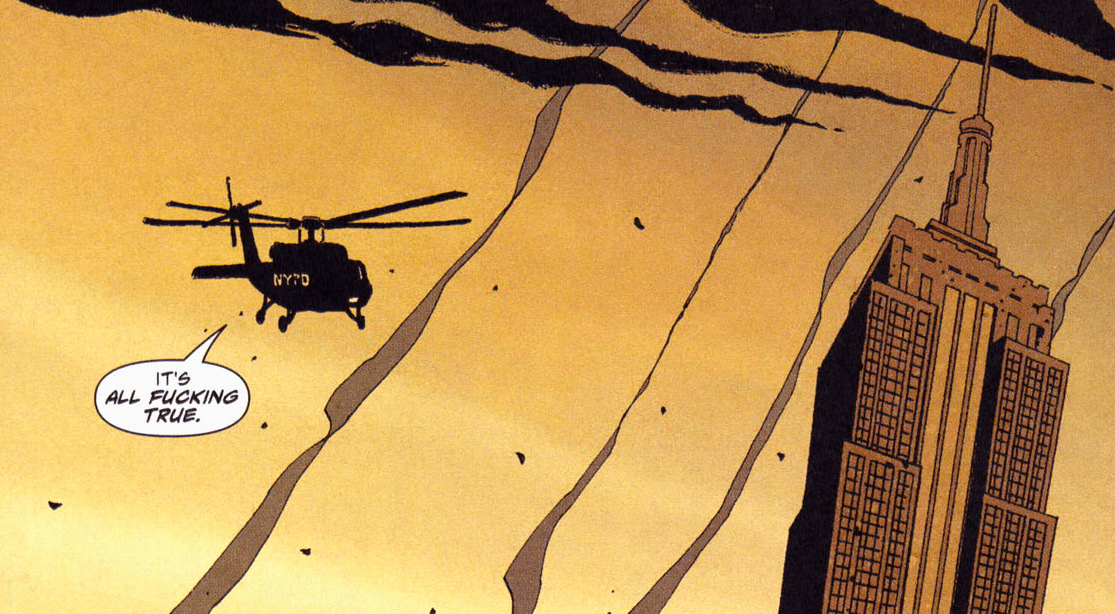 A helicopter taking in the sights over the DMZ. (Image: Ricardo Burchielli)