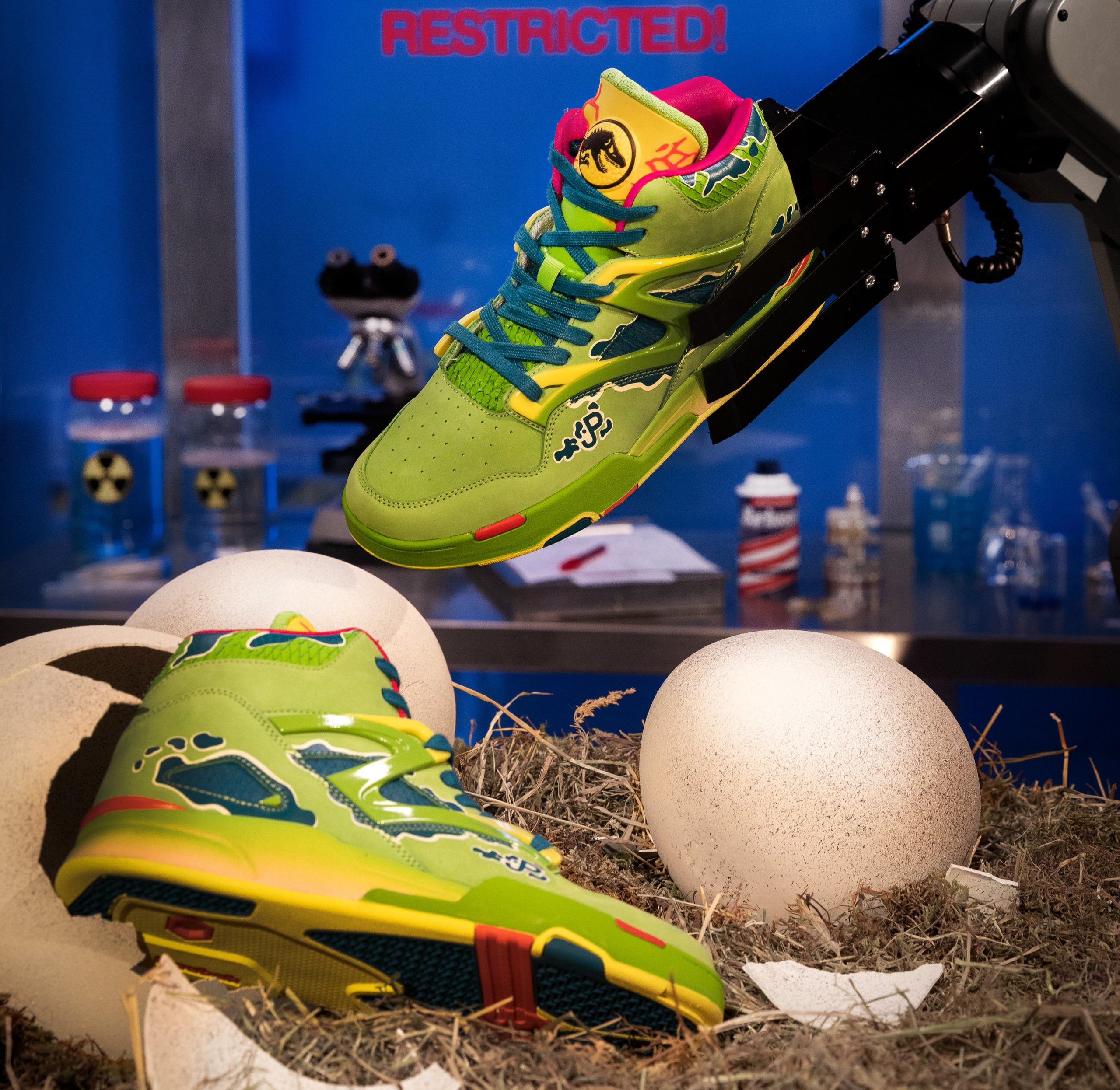 Reebok’s New Jurassic Park Collection Just Stomped All Over Your Shoe Budget