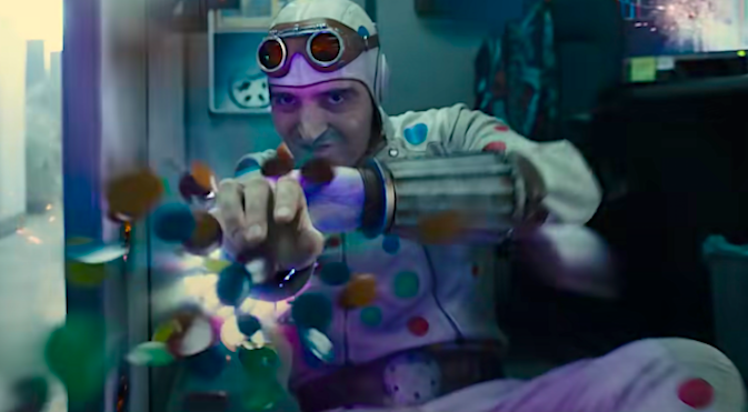 David Dastmalchian as the Polka Dot Man. (Screenshot: Warner Bros.)