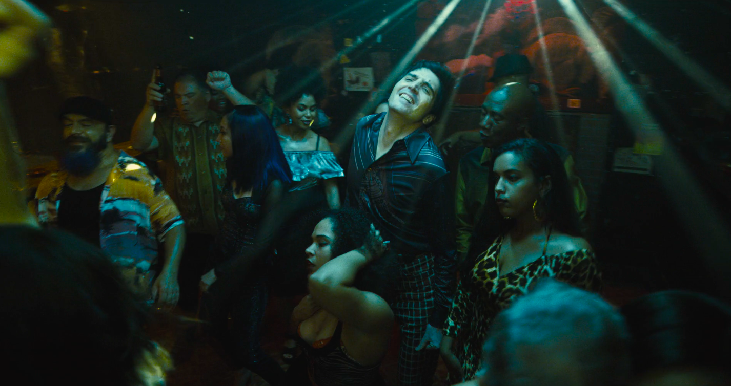 Polka-Dot Man at the club. (Screenshot: Warner Bros.)